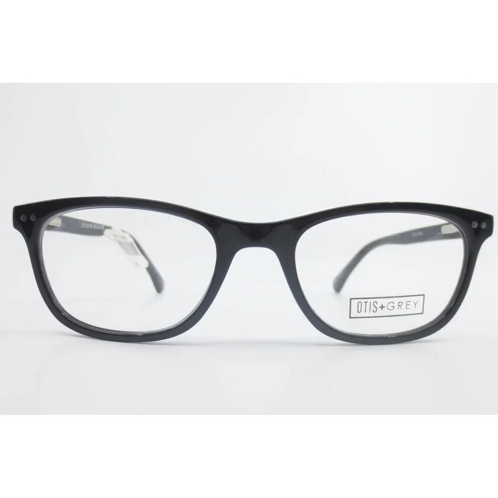 Otis + Grey OG7020 BK 50-19-140 Black Rectangular Eyeglasses Frames Womens Trend